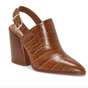Vince Camuto Chemine Mule Brown Booties Size 9.5